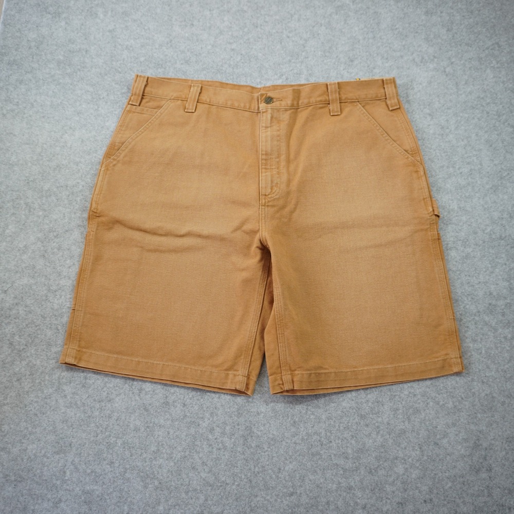 Carhartt Mens 42 Weathered Duck Work Shorts Brown Relaxed Fit NWT Utility Casual